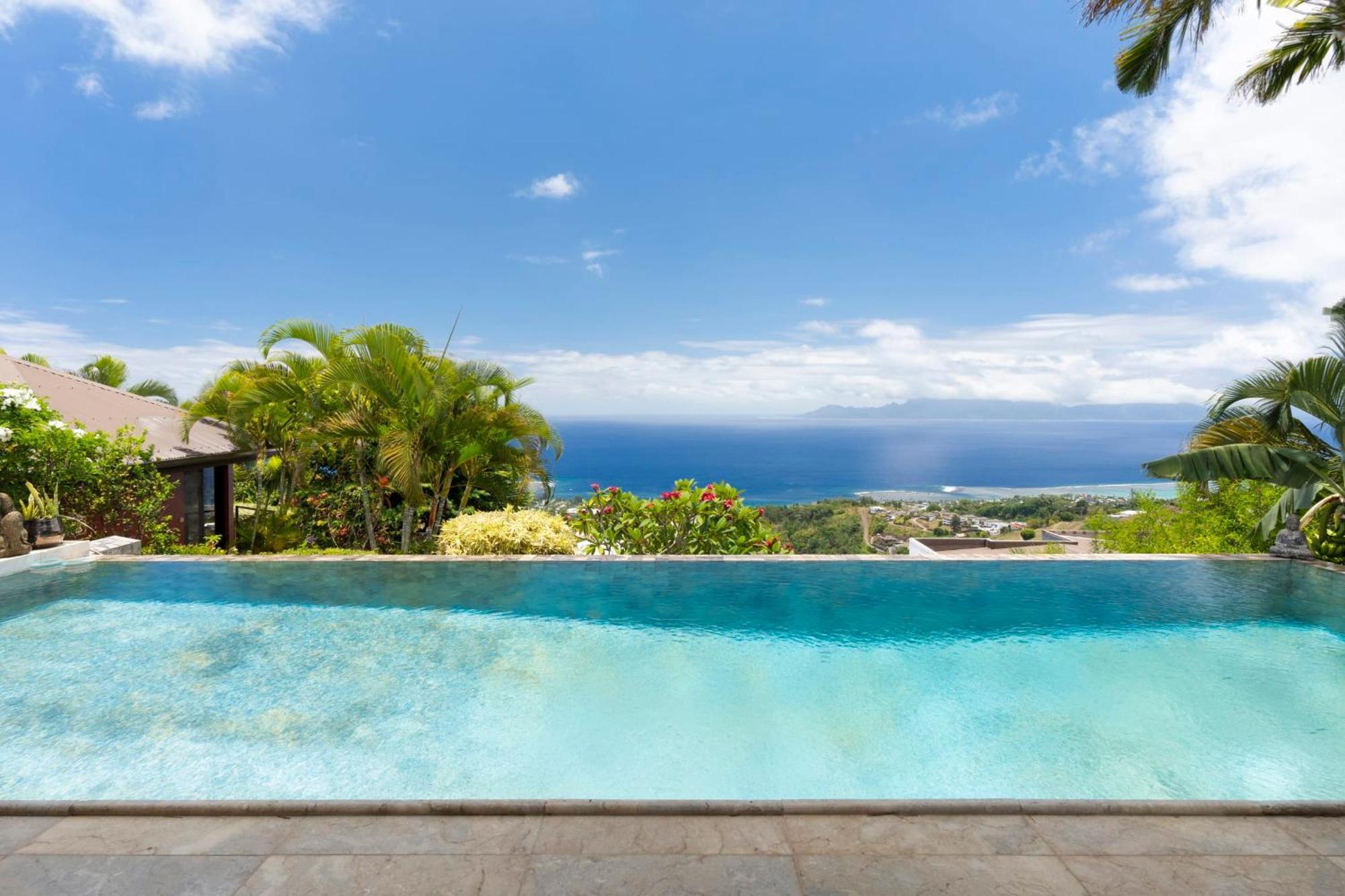 Magnifique Villa Vue Mer Exceptionnelle - Ireina Punaauia  Buitenkant foto